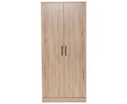 Multi-Purpose Broom Cupboard 2 Door - Light Sonoma Oak