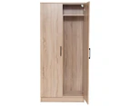 Multi-Purpose Broom Cupboard 2 Door - Light Sonoma Oak