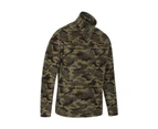 Mountain Warehouse Mens Micro Fleece Top Lightweight Antipill Sweater Jumper - Camouflage