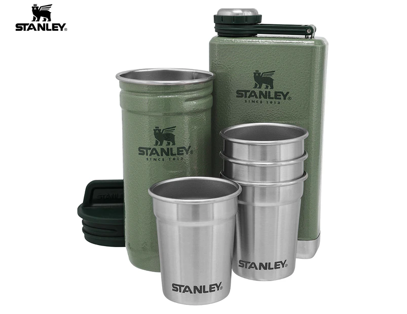 Stanley Adventure Shot & Flask Gift Set - Hammertone Green