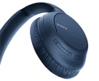 Sony WH-CH710N Bluetooth Wireless Noise Cancelling Headphones - Blue