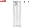 Alessi 2L Gianni Glass Jar w/ Lid - Clear/White 1