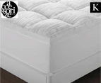 Accessorize Luxury 1000GSM Bamboo King Bed Mattress Topper