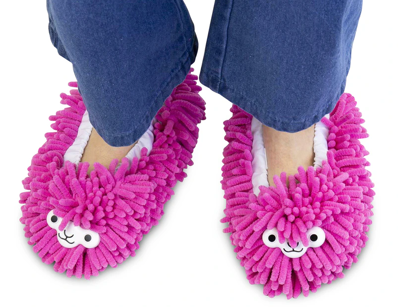 Llama Cleaning Slippers