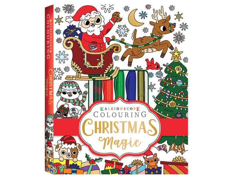 Kaleidoscope Colouring: Christmas Magic Activity Kit