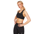 Nike Women's DRI-FIT Swoosh Non-Padded Sports Bra - Black