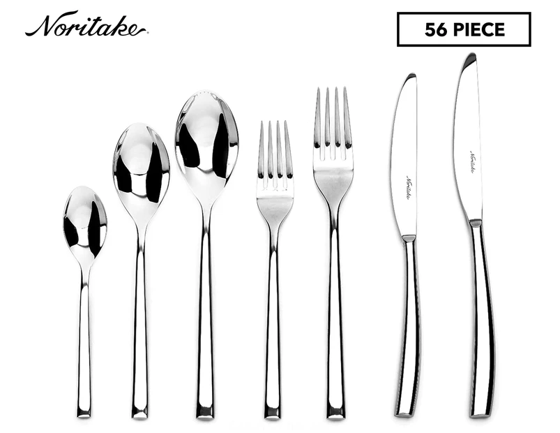 Noritake 56-Piece Rochefort 18/10 Stainless Steel Cutlery Set