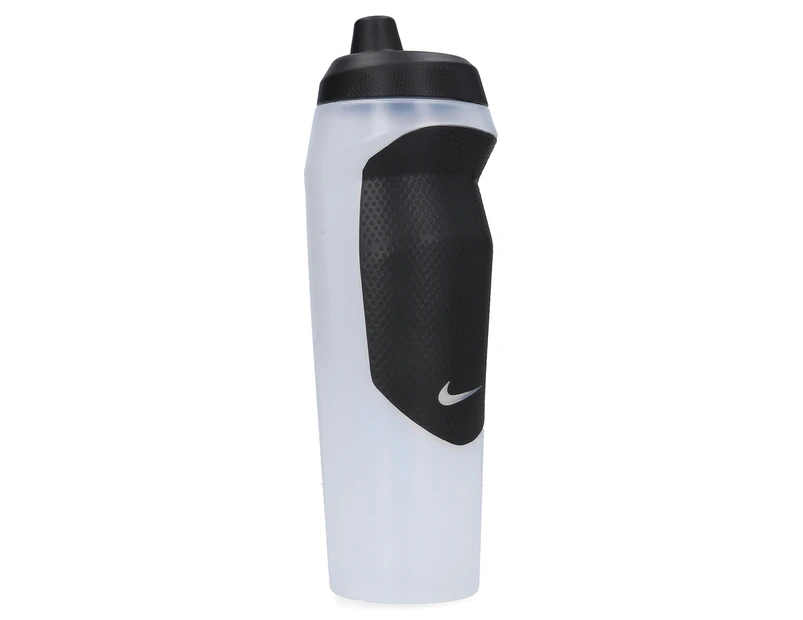 Nike 590mL Hypersport Drink Bottle - Clear/Black