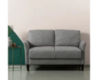 Zinus Jackie Fabric 2 Seater Sofa Love Seat Couch Living Room Furniture Light Grey - 136cm