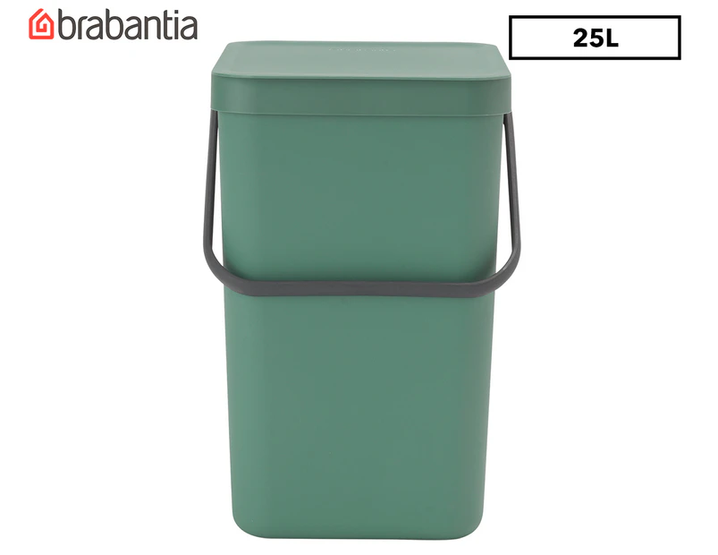 Brabantia 25L Sort & Go Waste Bin - Green