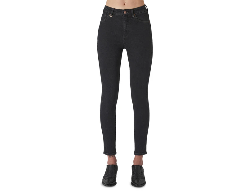 NEUW Women's Marilyn Super High Skinny Jeans - Stoned Black