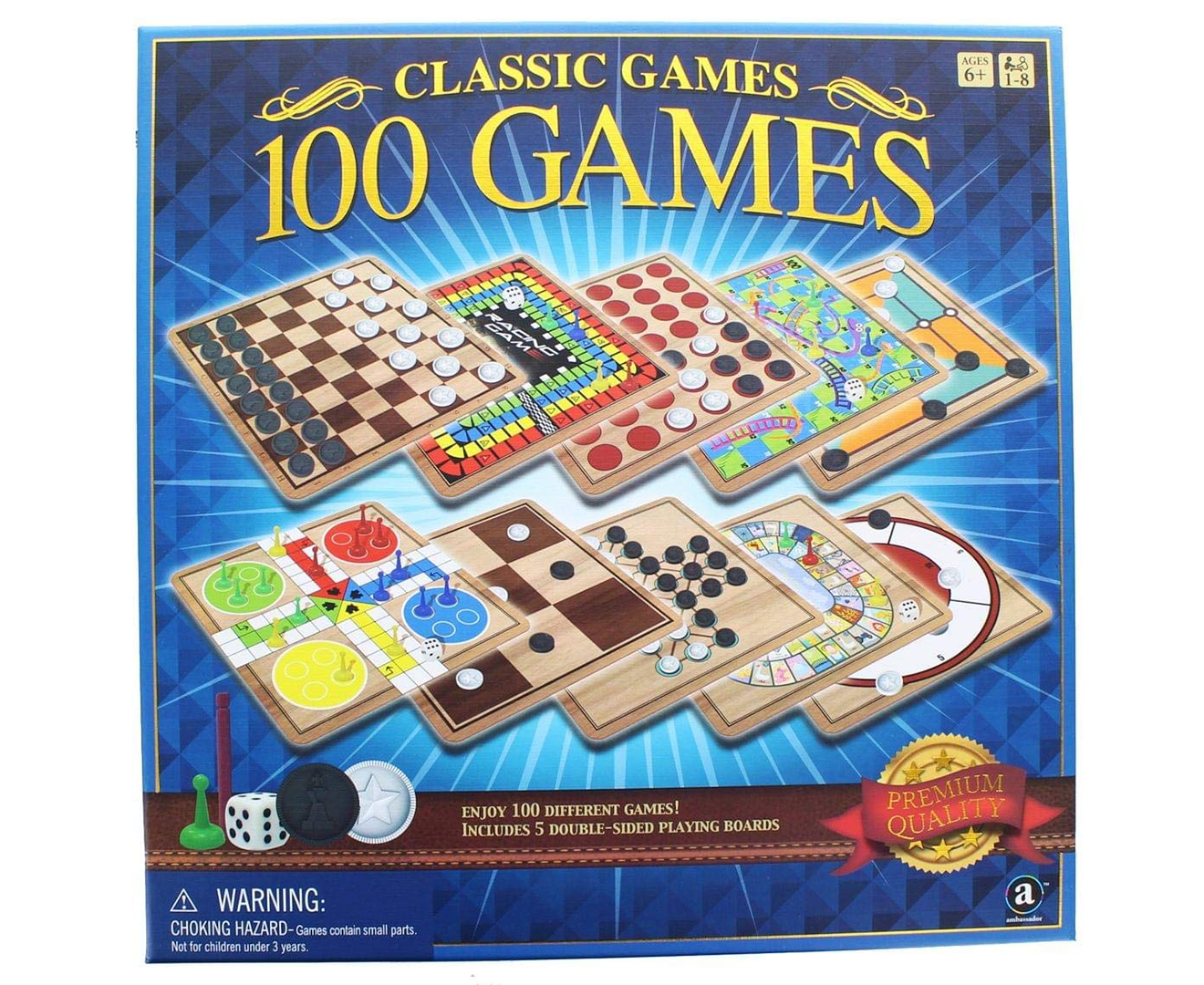 Настольная игра «классические». Thomas Classic Spiele. Over 100 games. Classic games collection