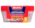 2 x 6pk Multix 750mL Takeaway Food Containers