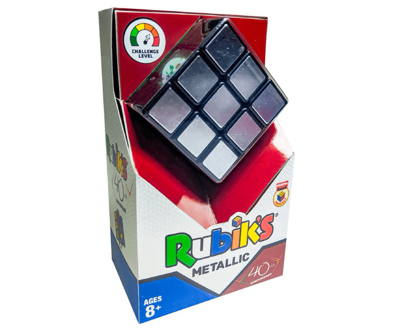 Rubik's 40th Anniversary Metallic 3x3 Cube | Catch.co.nz