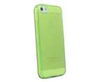 Flexible Soft Transparent Case for Apple iPhone 5 5S SE - Lime Green