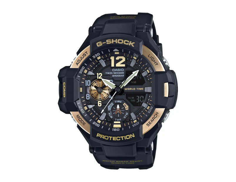 Casio G-Shock Gold  & Black Watch GA1100-9G