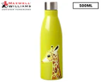 Maxwell & Williams Pete Cromer Wildlife Giraffe Double Wall Insulated Bottle 500mL