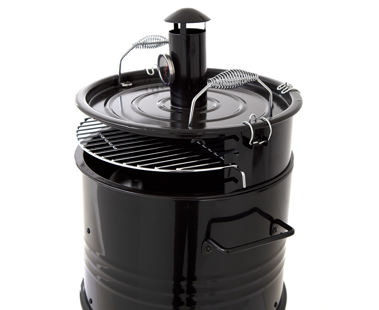 Charmate Barrel Shape Charcoal Grill 4-in-1 Smoker and BBQ | Catch.com.au