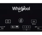 Whirlpool 65cm 4 Zone Flexi-Max Black Glass Induction Cooktop Hob (SMO654OFBTIXL)