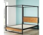 Zinus Ironline Metal & Wood Canopy Bed Frame 6