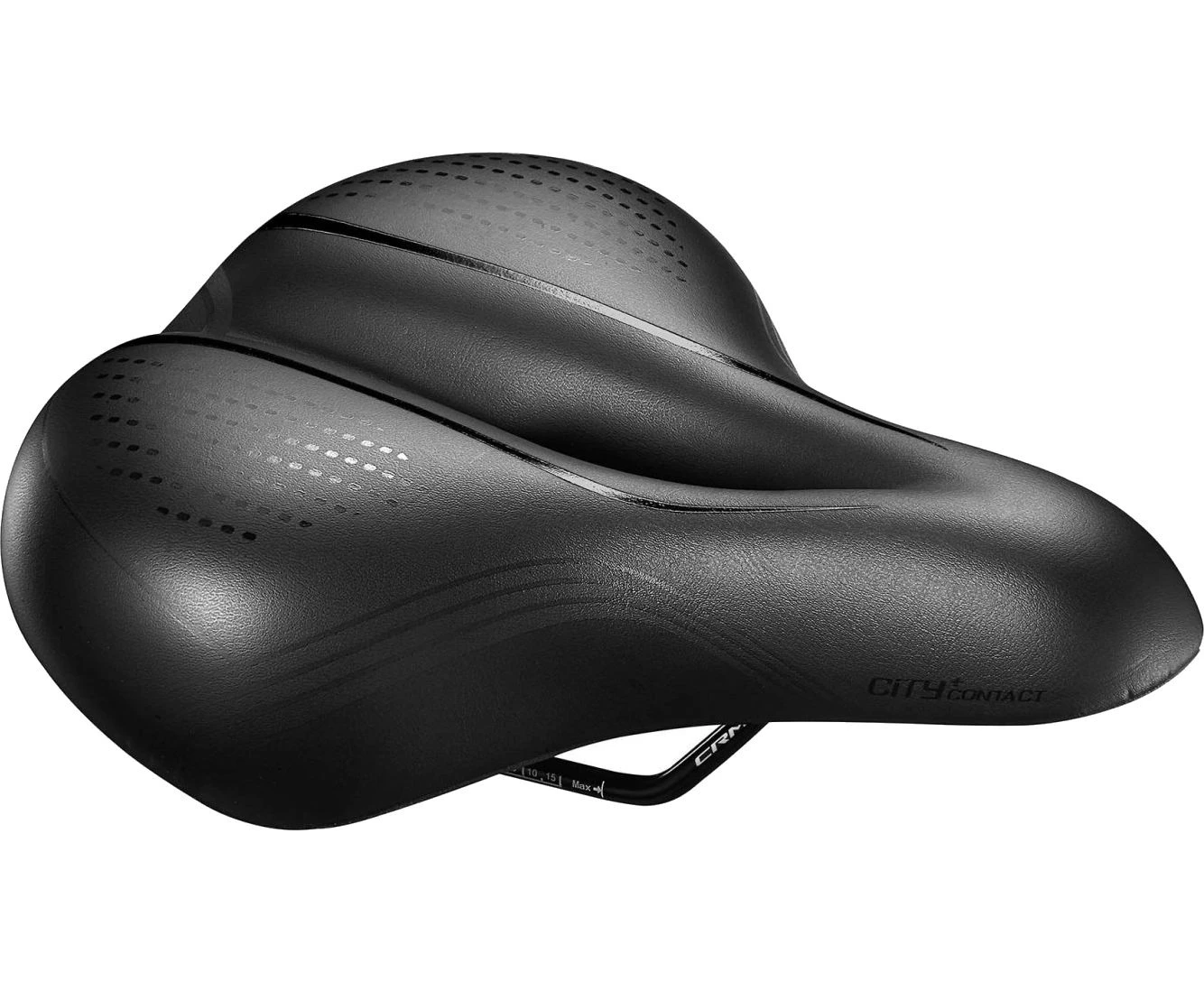 Giant Contact City+ Unisex Saddle Black