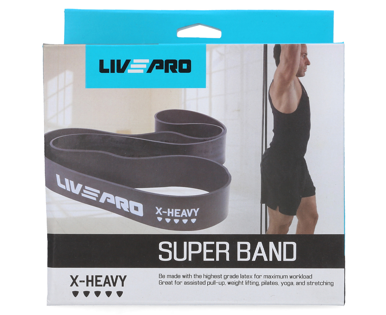 Livepro Extra Heavy Resistance Super Band - Black