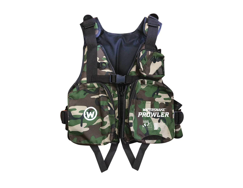 Watersnake Prowler Camo Adult Life Jacket - Level 50S PFD [Size: Medium]
