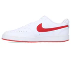 Nike Men's Court Vision Low Sneakers - White/University Red