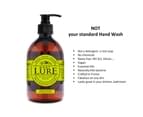 2 x Mont Lure Authentic Liquid Soap - Verbena Hand Wash - Vegan Silicon & SLS free - Naturally Anti-bacterial - 500ml 2