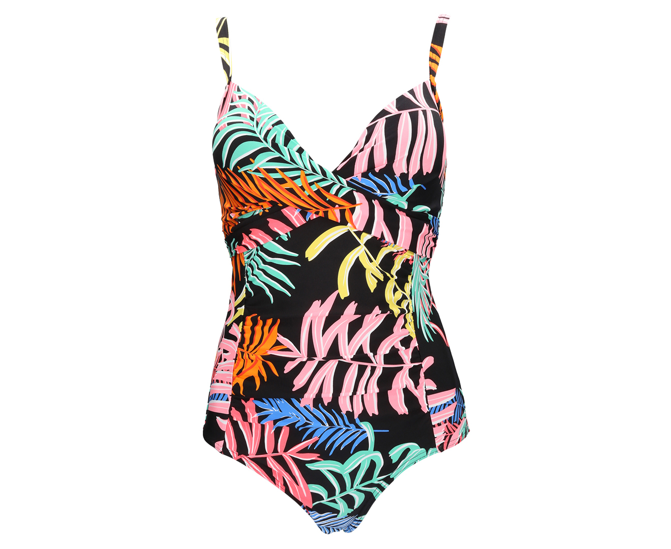 Sea Star Women's Shapewear One-Piece Swimsuit - Palm Print | Www.catch ...