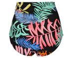 Sea Star Women's Shapewear Swim Briefs - Palm Print