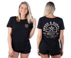 Unit Women's Supplier Tee / T-Shirt / Tshirt - Black