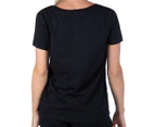 Unit Women's Dizzy Tee / T-Shirt / Tshirt - Black