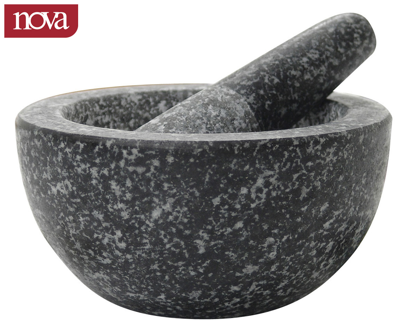 Nova 15cm Granite Curved Mortar And Pestle Nz 9818