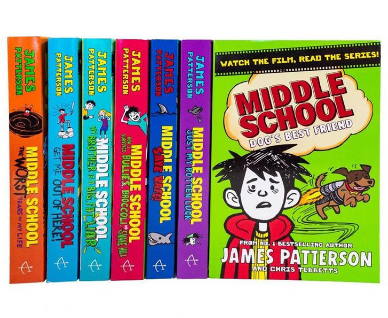 Middle School Series 7-Book Collection by James Patterson