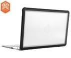 STM Dux Rugged Case For 13-Inch MacBook Air (USB-C) (2018-2020) - Black/Clear 1