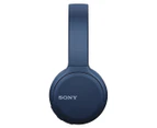 Sony WH-CH510 Wireless Bluetooth Headphones - Blue