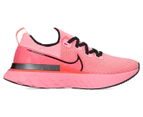 Nike Women's React Infinity Run Flyknit Running Shoes - Bright Melon/Black/Ember Glow