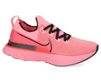 Nike Women's React Infinity Run Flyknit Running Shoes - Bright Melon/Black/Ember Glow