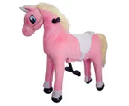 Bounce Buddies Ride-On Unicorn Toy - Pink