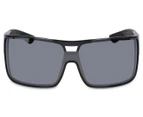Dragon Men's Hex Sunglasses - Shiny Black/Silver Ionised