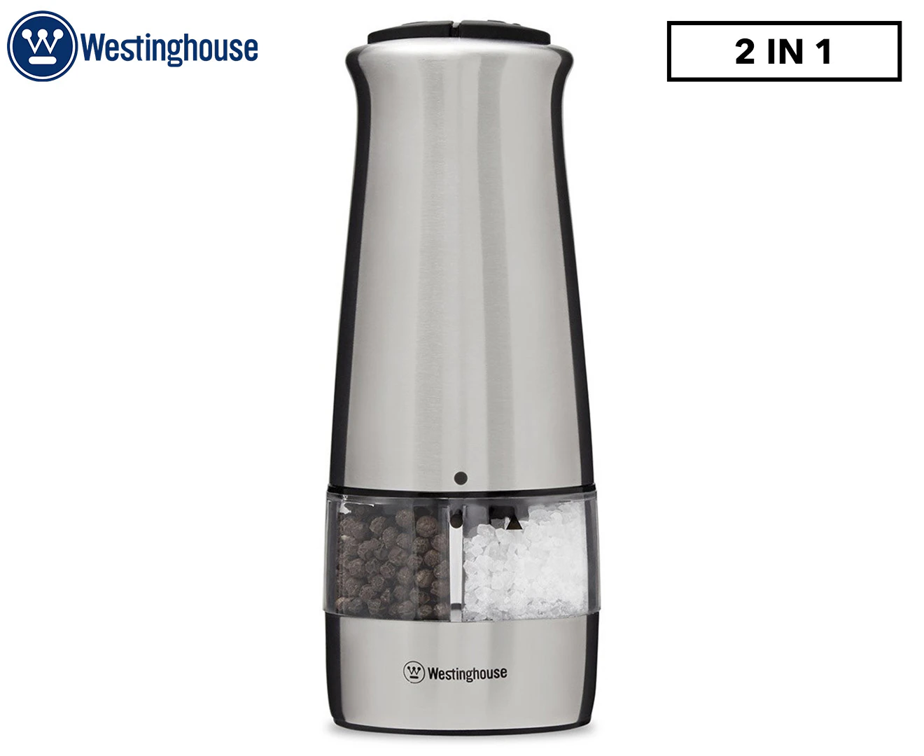 Westinghouse 2-In-1 Electric Salt & Pepper Mill