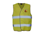Central Coast Mariners A-League Hi-Viz Yellow Safety Vest * Reflective L-XL