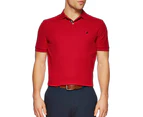 Nautica Men's Short Sleeve Performance Deck Polo Shirt Red