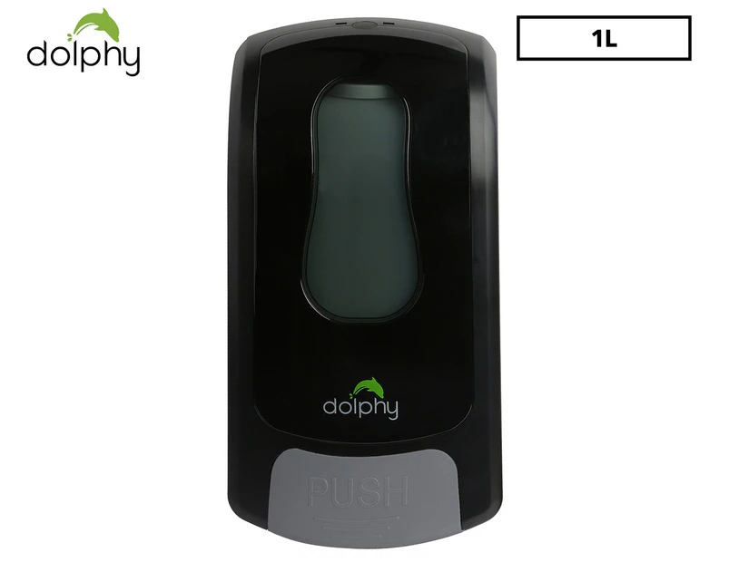 Dolphy Manual Soap Dispenser 1000mL - Black