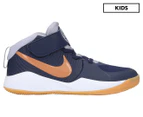Nike Pre-School Boys' Hustle D 9 Sneakers - Midnight Navy/Metallic Copper