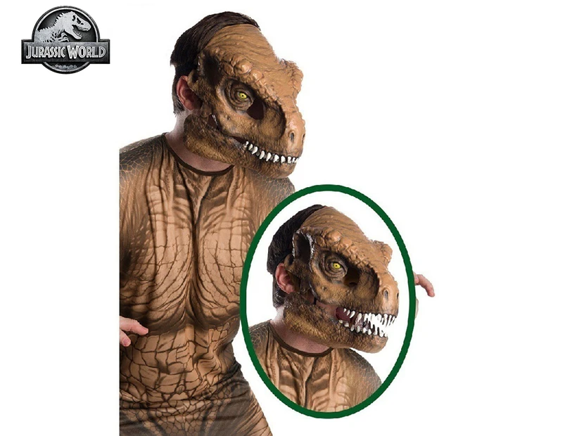 Jurassic World Kids' T-Rex Moveable Jaw Mask - Brown