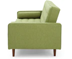 Sofia Sofa Bed Click Clack in Leaf (Green)