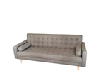 Sofia Sofa Bed Click Clack in Grey Concrete