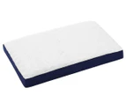 Paws & Claws 75x50cm Orthopedic Pet Bed - Navy Suede